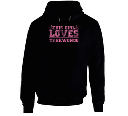 This Girl Thumbs Taekwondo Favorite Sport Hoodie