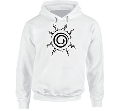 Naruto Anime Manga Nine Tails Seal Hoodie