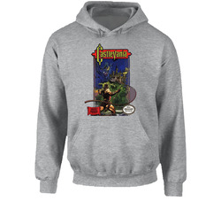 Castlevania Nes Classic Game  - Grey Hoodie