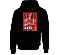 Slam Magazine Issue 143 Derrick Rose Popular Basketball Magazine Grunge Look Hoodie