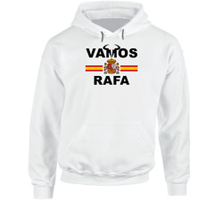 Rafael Nadal Vamos Rafa Spanish Flag Favorite Tennis Player Fan Hoodie