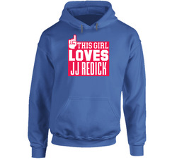 Jj Redick #17 Philadelphia Basketball This Girl Loves Team Fan Sports Hoodie Jj Redick #17 Philadelphia Basketball This Girl Loves Team Fan Sports Hoodie
