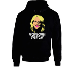 Doris Burke Woman Crush Everyday Distressed Courtside Basketball Hoodie