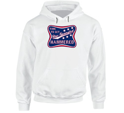 4th of July Star Spangled Hammered T Shirt - Miller High Life Hoodie