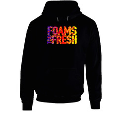 Foams Too Fresh Inspired By Asteroid Foamposite Sneaker Black Hoodie