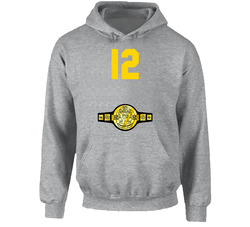 Aaron Rodgers Championship Green Bay  Belt Football Hoodie