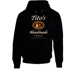 Tito's Handmade Vodka Logo Label Drinking Booze Party Hoodie