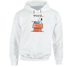 Charlie Brown Snoopy Word Hoodie