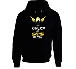 Mercy Overwatch T Shirt I Can't Keep Calm I'm Carrying My Team Hoodie