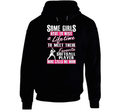 My Daughter is My Favorite Player Softball Mom Tee Shirt - Gift for Mom Hoodie