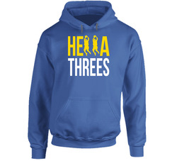 Hella Threes Steph Curry Klay Thompson Three Pointer Basketball Golden State Hoodie