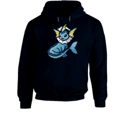 Nintendo Pokemon Vaporeon 8bit Hoodie