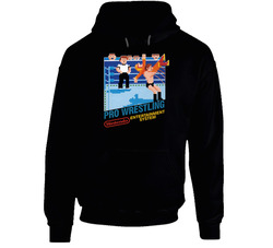 Pro Wrestling Nintendo Video Game Hoodie