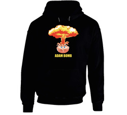 Adam Bomb Garbage Pail Kids Black Hoodie