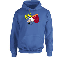 Ren And Stimpy Log Funny Cartoon Hoodie