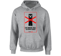 Zomblox Minecraft Mining Video Game Hoodie