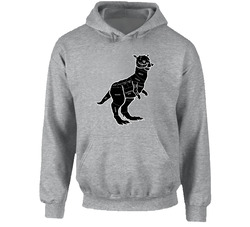 Funny Star Wars T Shirt Tauntaun Diagram at Butcher Shop Cuts of Meat Empire Strikes Back Skywalker Sleeps in Hoodie