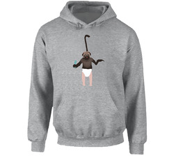 Puppy Monkey Baby Mountain Dew Football Superbowl Commercial Hoodie
