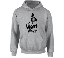 Wwf Wrestling Panda Bears Hoodie