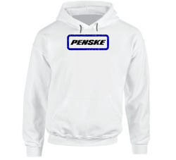 Penske Automobile Car Truck Motorcycle Cool Distressed Style Brand Logo Emblem Hoodie