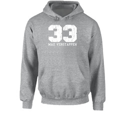 Max Verstappen #33 Formula 1 Driver Fan Worn Look Cool Sports Hoodie
