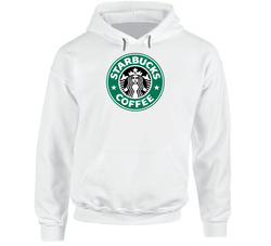 Starbucks Coffee White Women's Hoodie Starbucks Coffee White Women's Hoodie
