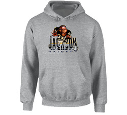 Bo Jackson Caricature Retro Football Hoodie