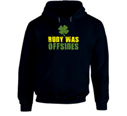Rudy Was Offsides Football Funny Hoodie