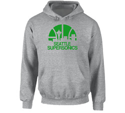 Seattle Supersonics Retro Basketball Hoodie