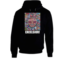 Stan Lee Excelsior! Rest In Peace Comic Book Legend Hoodie