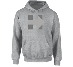 Hillary Clinton Campaign Logo Grey Presidential Hoodie