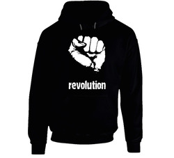 Power To The People Fist Revolution Black History Hoodie