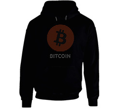 Bitcoin Crypto Code Black Hoodie