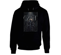 Game Of Thrones Season 8 Jon Snow Iron Throne Distressed T Hoodie