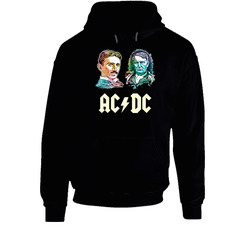 Ac Dc Color Black Hoodie