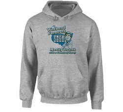 Weekend Forecast Mostly Drunk Funny The Hangover Popular Movie Hoodie
