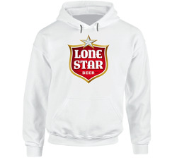 Lone Star Beer Logo Drinking Hoodie