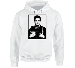 Elvis Famous Mugshot Legendary Icon Presley Fan Hoodie
