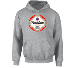 Presidente Beer Retro Brewery Logo Hoodie
