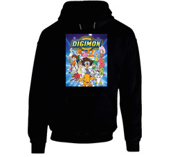 Digimon Digital Monsters Anime Tv Show  Cool Fan Hoodie