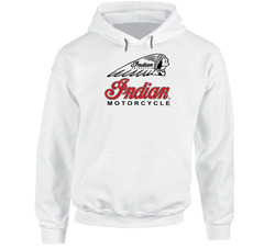 Indian 5 Putih Hoodie