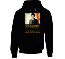 Doctor Who 10th Doctor With Quote Hoodie
