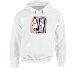 Lebron James Goat Reflection In Mirror Hoodie
