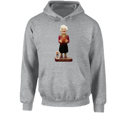 Sister Jean Loyola Chicago Bobble Head Action Figure Parody Hoodie