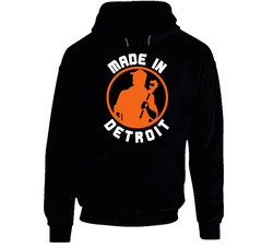 Made In Detroit Muscle Car Vintage Hoodie