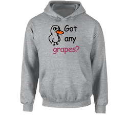 Got Any Grapes The Duck Song Funny Video Hoodie