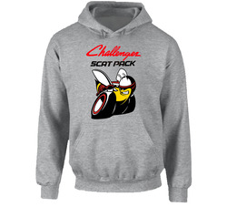 Dodge Challenger Skat Pack Logo Bumble Bee Hoodie