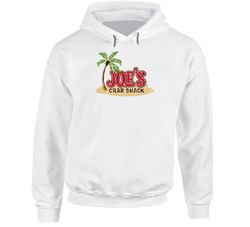 Joes Crab Shack Fast Food Restaurant Distressed Look Hoodie