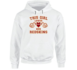 This Girl Loves Her Washington Redskins Football Hoodie