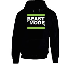 Beast Mode Marshawn Lynch Seattle Running Back Football Hoodie